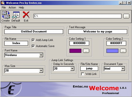 Welcome Pro Screenshot